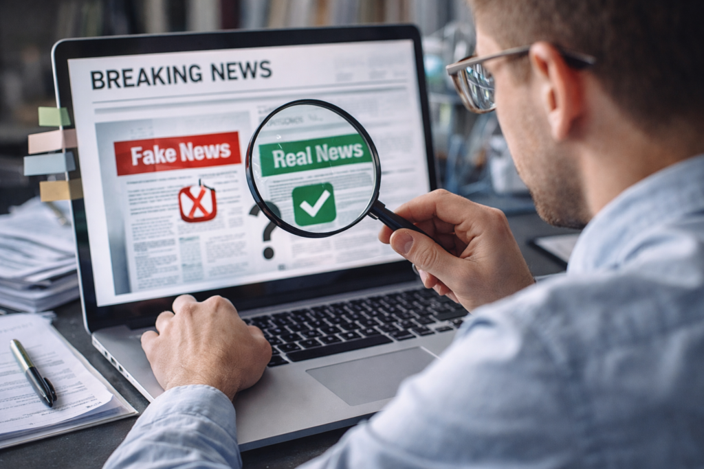 About media literacy fake news analysis